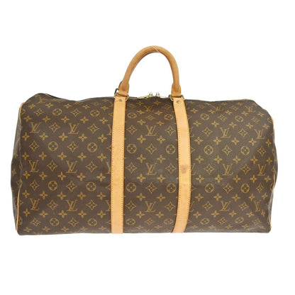 Louis Vuitton Keepall Monogram Canvas, Brown, Canvas, Travel Bag