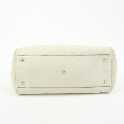 Gucci Soho Leather, Beige, Leather, Shoulder Bag