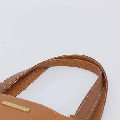 Burberry Handle Tote Leather, Brown, Leather, Tote Bag