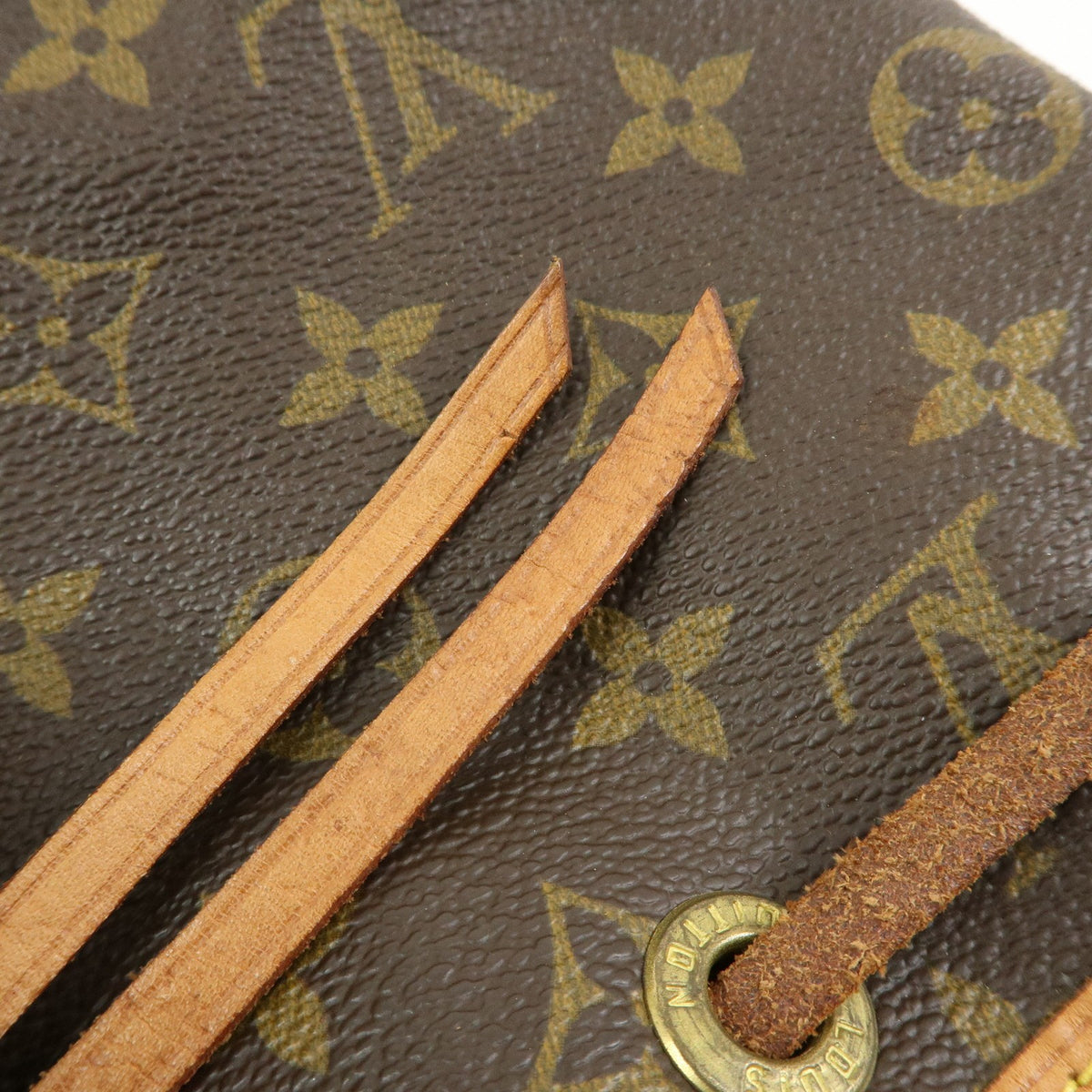 Louis Vuitton Montsouris Monogram Canvas, Brown, Canvas, Backpack