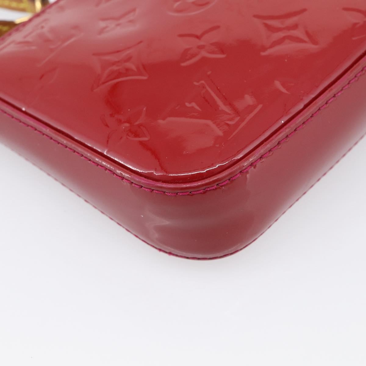 Louis Vuitton Pochette Accessoires NM Monogram Vernis, Pink, Patent Leather, Clutch