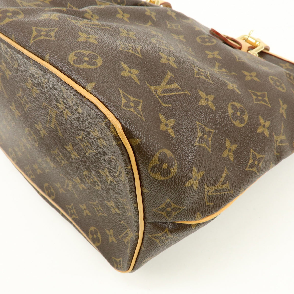 Louis Vuitton Palermo Monogram Canvas, Brown, Canvas, Handbag