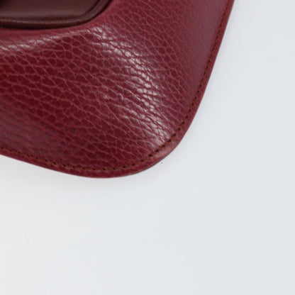 Cartier Must de Cartier Clutch Leather, Burgundy, Leather, Clutch