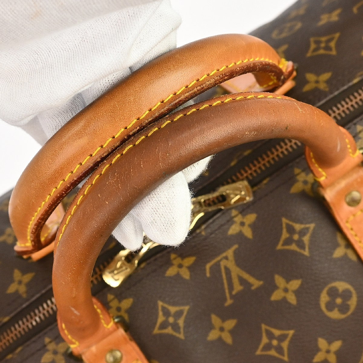 Louis Vuitton Keepall Monogram Canvas, Brown, Canvas, Travel Bag