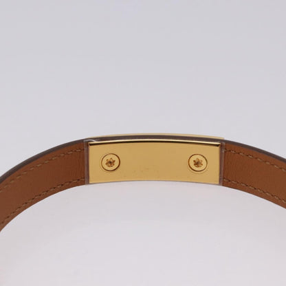 Hermes Rivale Double Tour Leather, Red, Leather, Bracelet