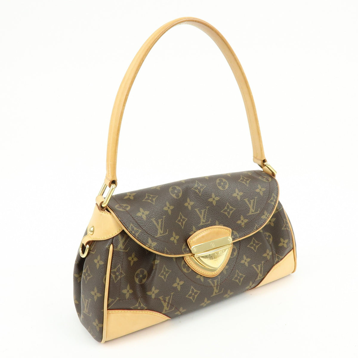 Louis Vuitton Beverly Monogram Canvas, Brown, Canvas, Handbag