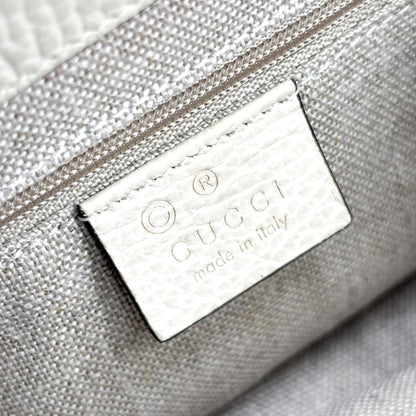 Gucci Interlocking Leather, Beige, Leather, Shoulder Bag