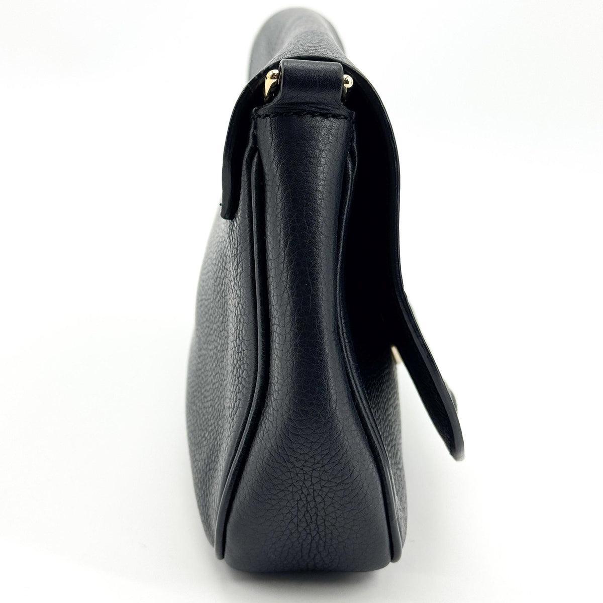 Gucci Soho Chain Leather, Black, Leather, Crossbody Bag