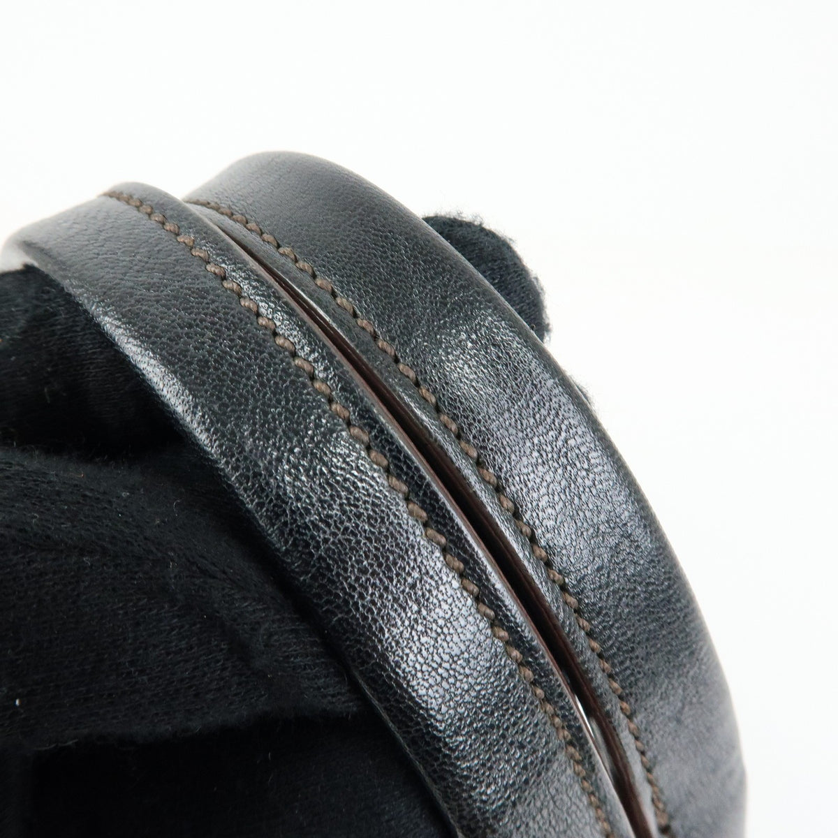 Cartier Marcello Leather, Black, Leather, Handbag