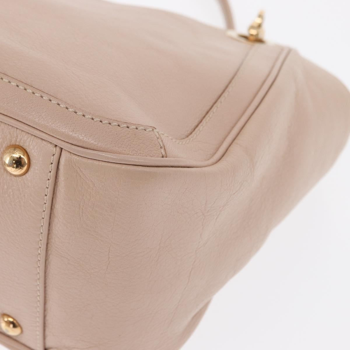 Salvatore Ferragamo Betulla Chain Tote Leather, Pink, Leather, Handbag