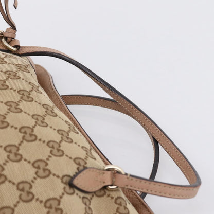 Gucci Bree Convertible Top Handle GG Canvas with Leather, Beige, Canvas, Handbag