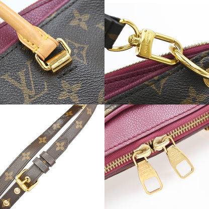 Louis Vuitton Pallas Tote Monogram Canvas with Leather, Brown, Leather, Handbag