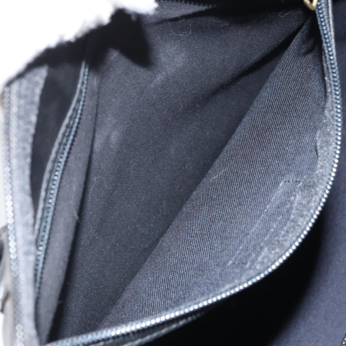 Christian Dior Vintage Trotter Boston Canvas, Black, Canvas, Travel Bag