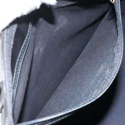 Christian Dior Vintage Trotter Boston Canvas, Black, Canvas, Travel Bag