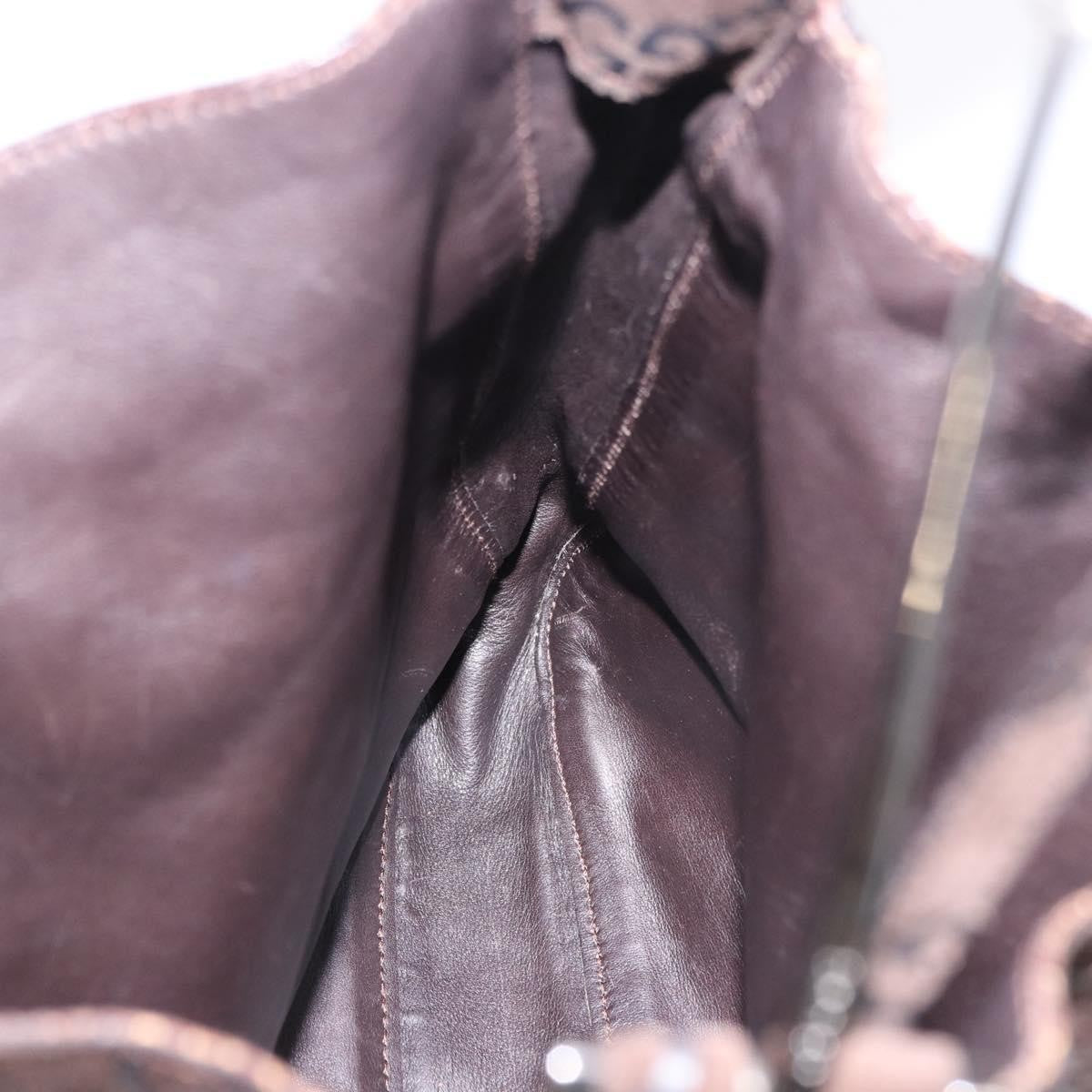 Gucci Vintage Hobo GG Suede, Multicolour, Suede, Shoulder Bag