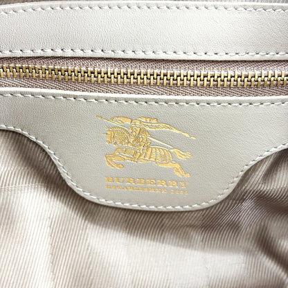 Burberry Enmore Quilted Leather, Beige, Leather, Shoulder Bag