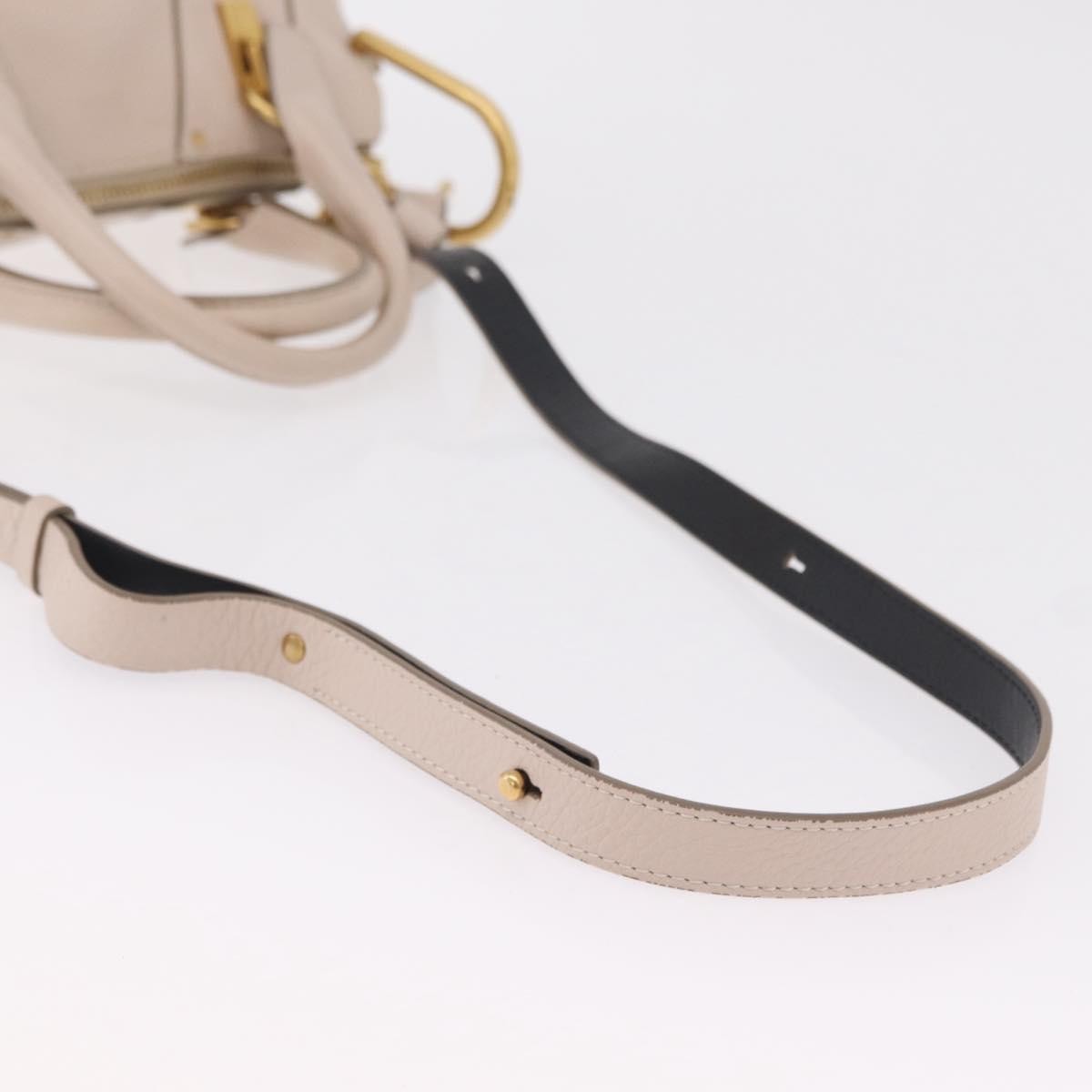 Chloe Hailey Leather, Beige, Leather, Handbag