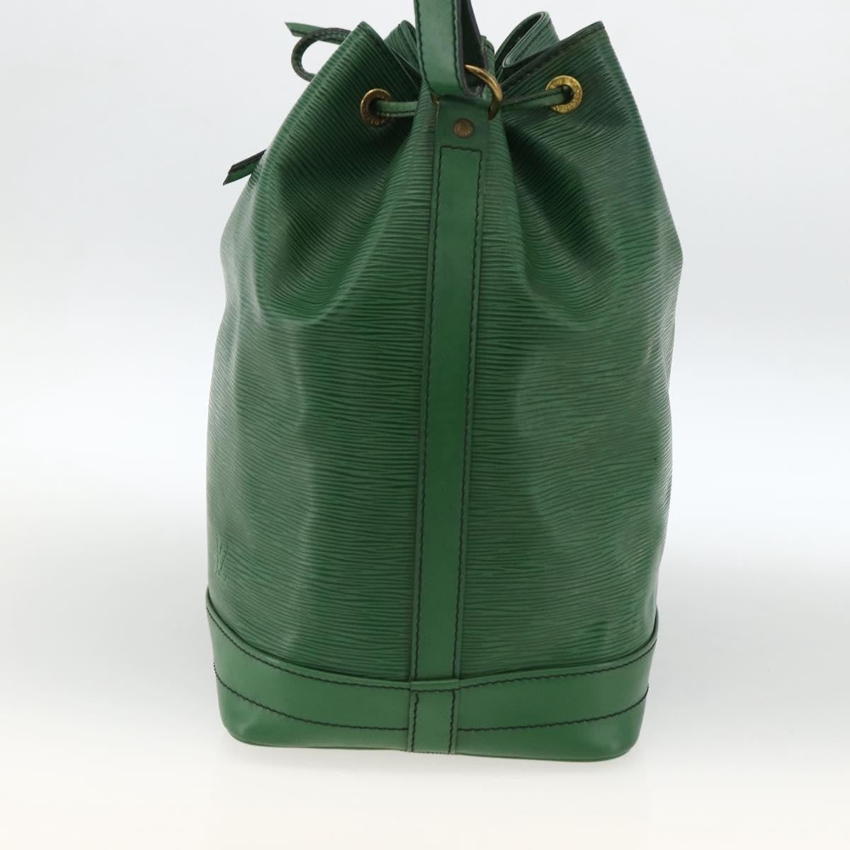 Louis Vuitton Noé Epi, Green, Leather, Shoulder Bag