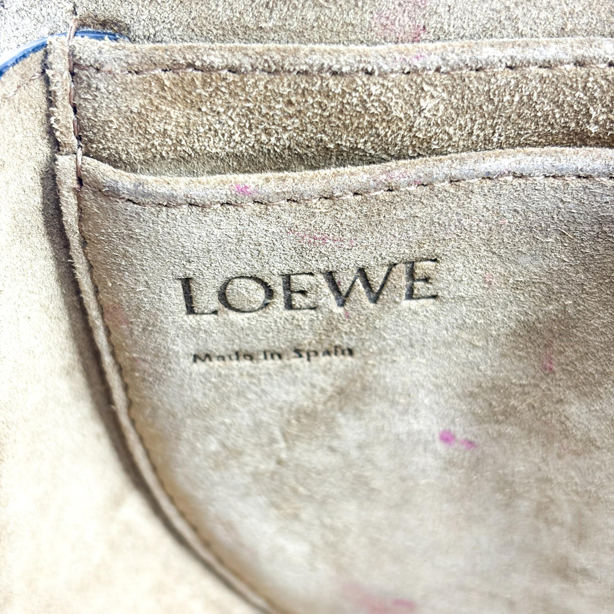 Loewe Gate Leather, Brown, Leather, Shoulder Bag