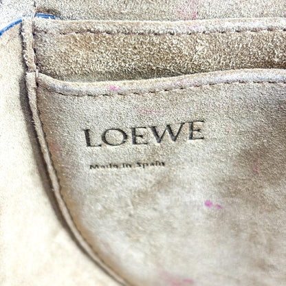 Loewe Gate Leather, Brown, Leather, Shoulder Bag