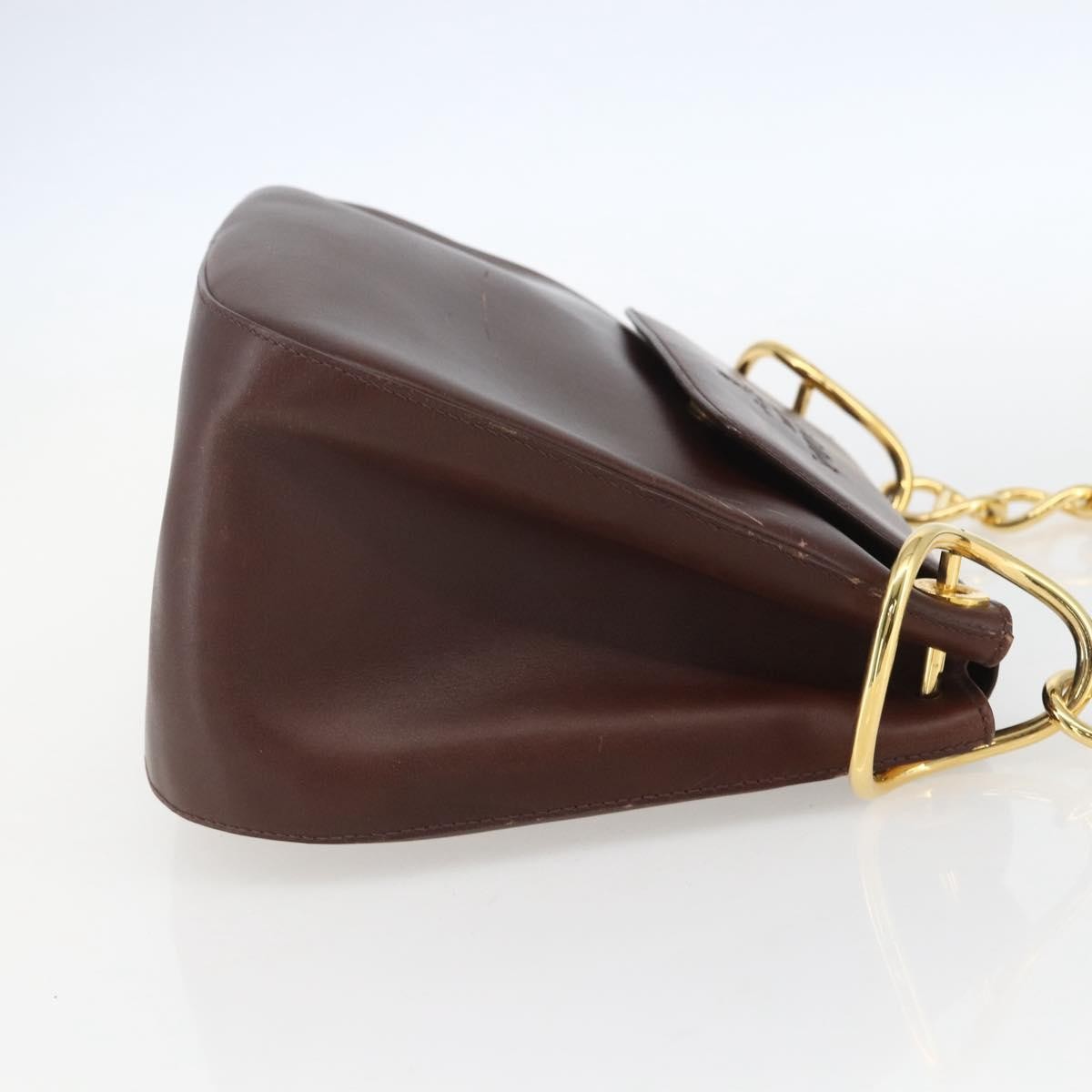 Prada Vintage Leather, Brown, Leather, Shoulder Bag