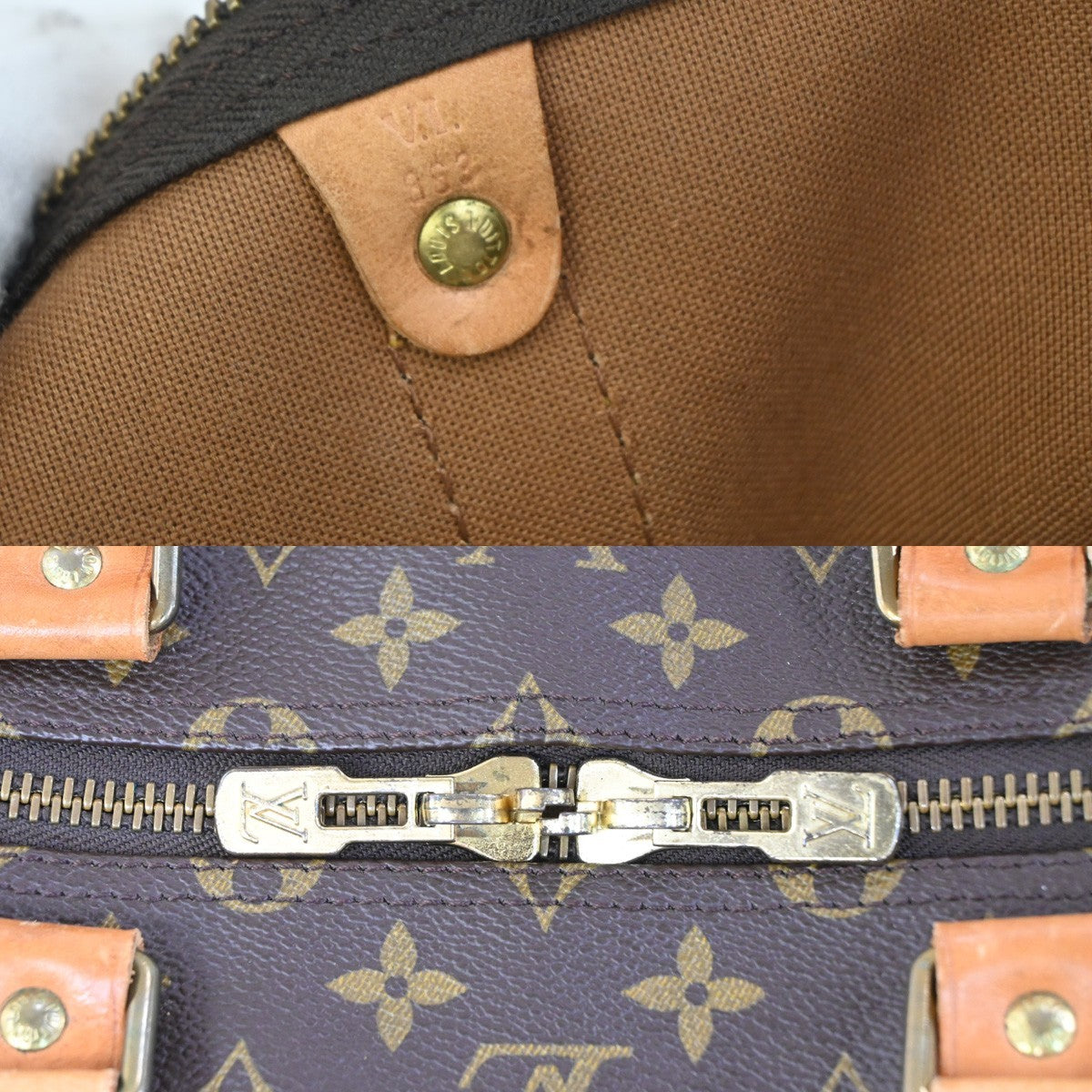 Louis Vuitton Keepall Monogram Canvas, Brown, Canvas, Travel Bag