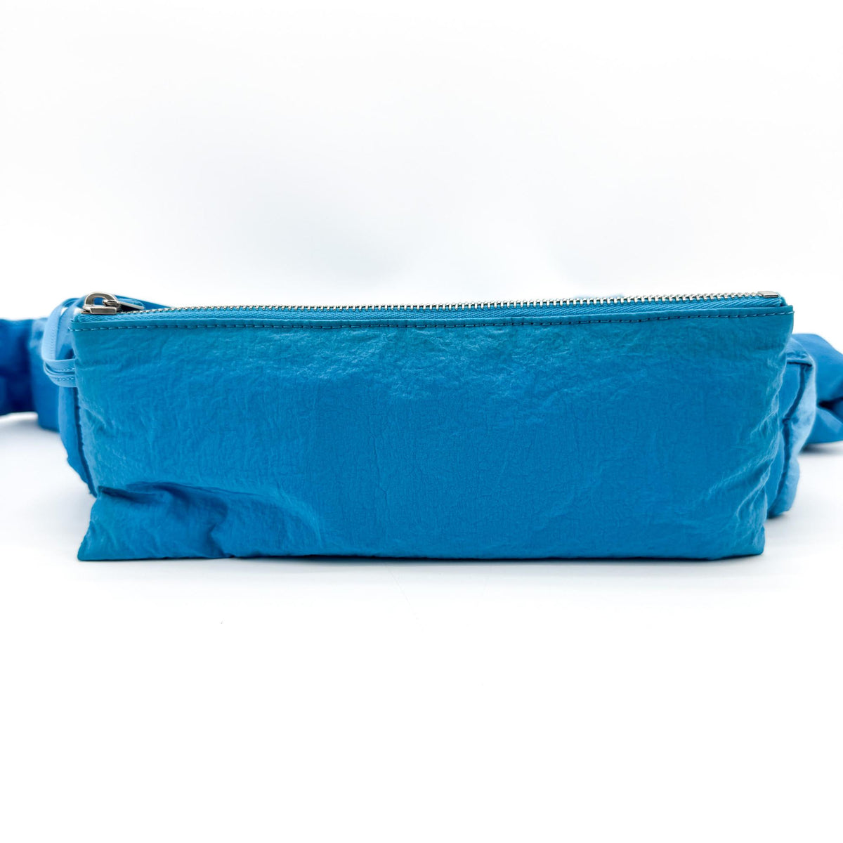 Bottega Veneta Padded Tech Cassette Intrecciato Nylon, Blue, Nylon, Crossbody Bag