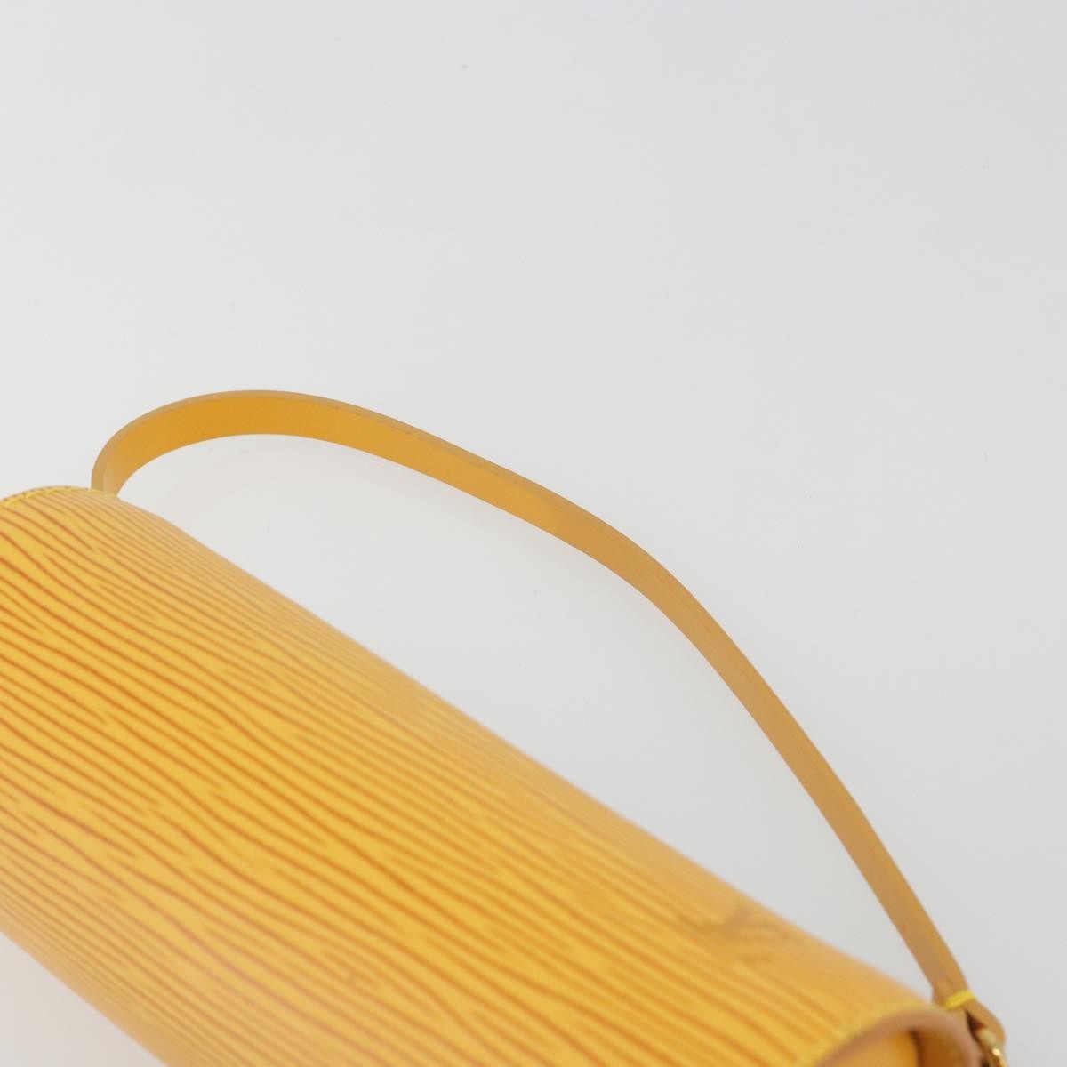 Louis Vuitton Soufflot Pochette Epi Leather, Yellow, Leather, Clutch