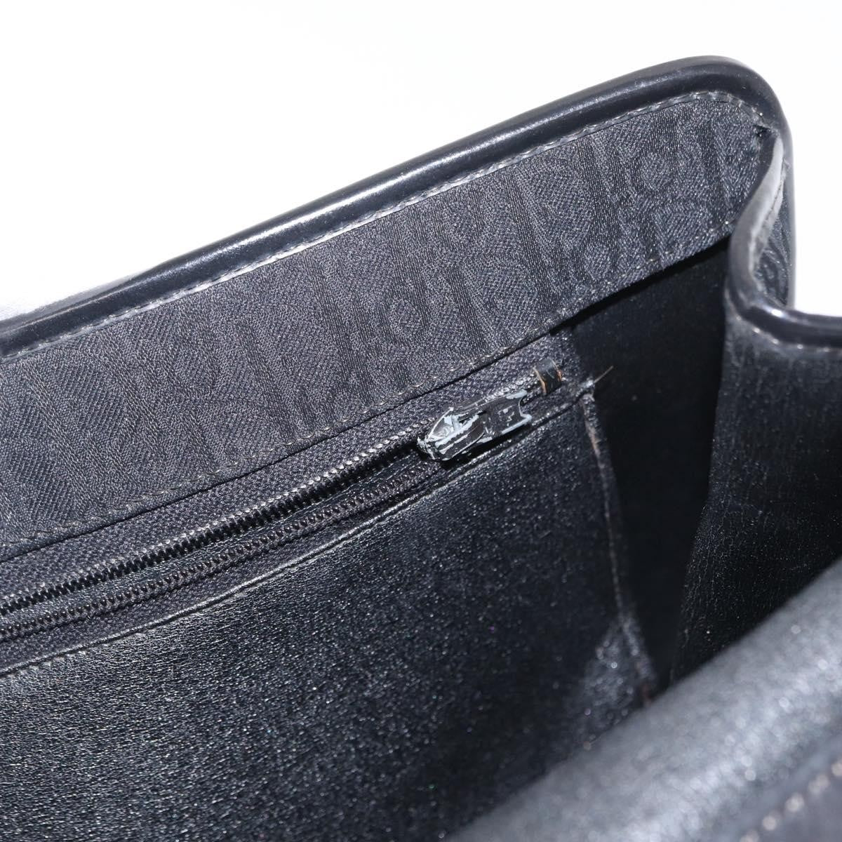 Christian Dior Vintage CD trotter Canvas, Black, Canvas, Shoulder Bag