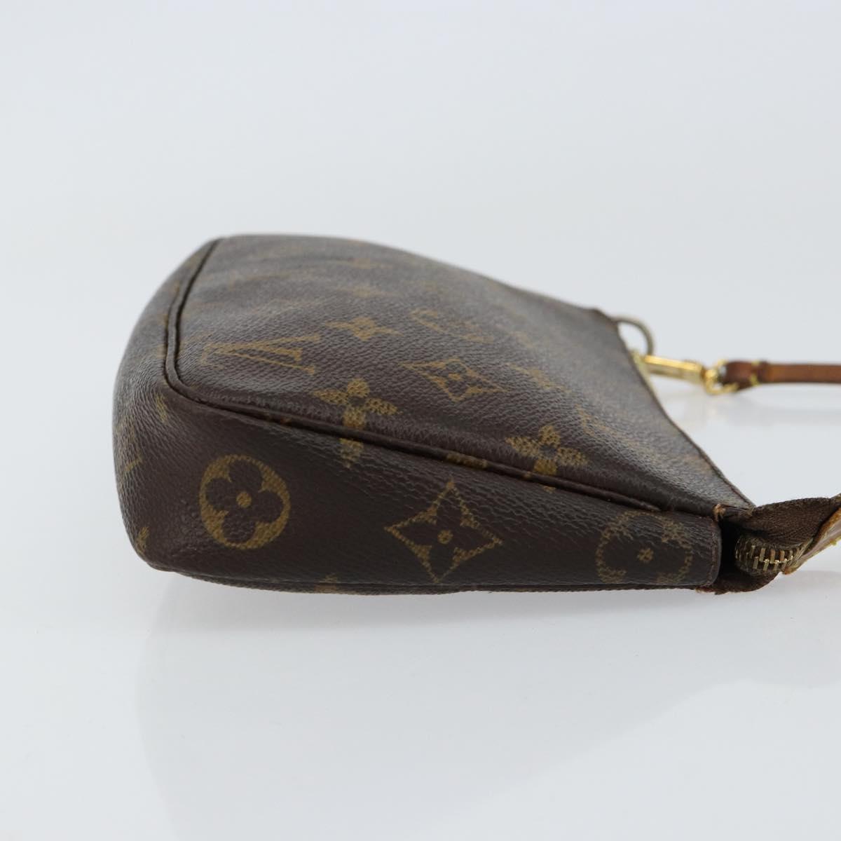 Louis Vuitton Pochette Accessoires Monogram Canvas, BROWN, CANVAS, Clutche & pouche