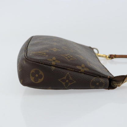 Louis Vuitton Pochette Accessoires Monogram Canvas, BROWN, CANVAS, Clutche & pouche