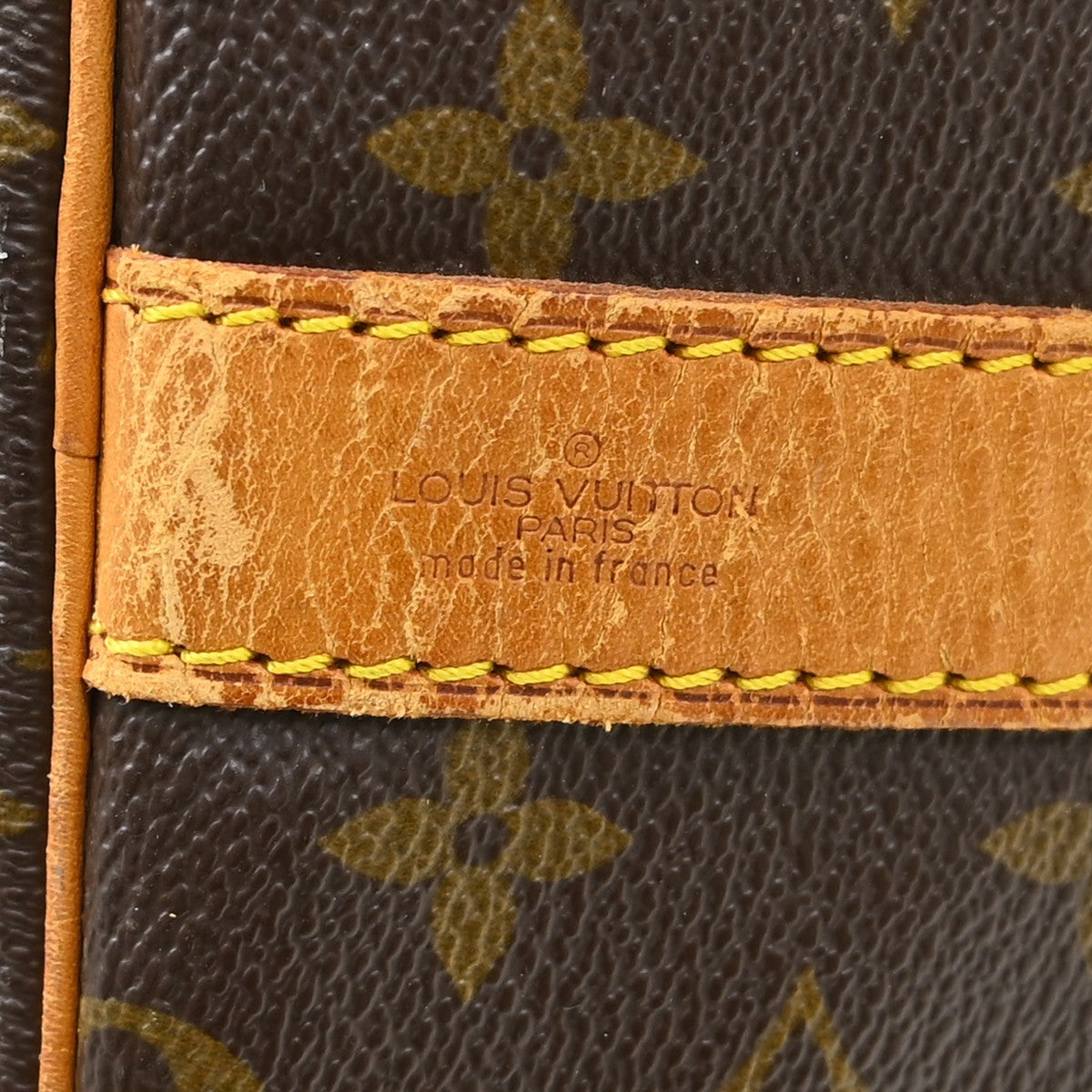 Louis Vuitton Keepall Bandouliere Monogram Canvas, Brown, Canvas, Travel Bag