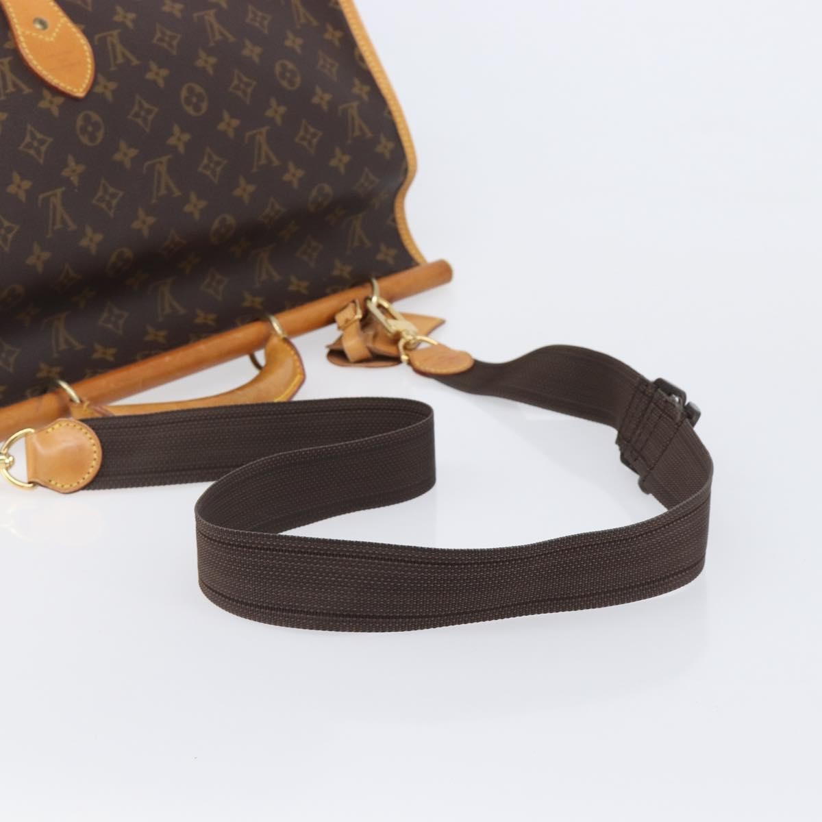 Louis Vuitton Sac Chasse Hunting Monogram Canvas, Brown, Canvas, Handbag