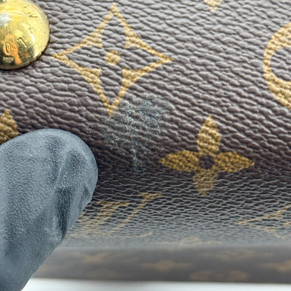 Louis Vuitton Cluny Top Handle Monogram Canvas, Brown, Canvas, Handbag
