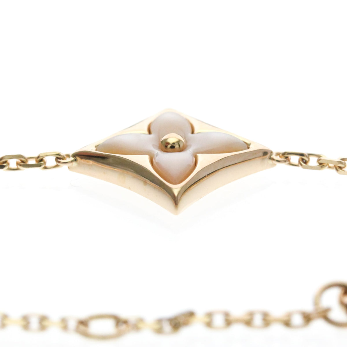 Louis Vuitton Color Blossom BB Star 18K Rose Gold with Mother of Pearl and Diamond, Gold, Pink Gold, Bracelet