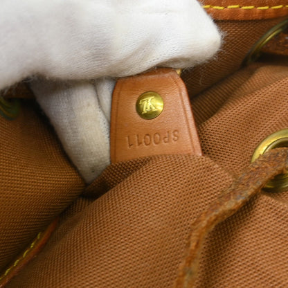 Louis Vuitton Vintage Montsouris Monogram Canvas, Brown, Canvas, Backpack