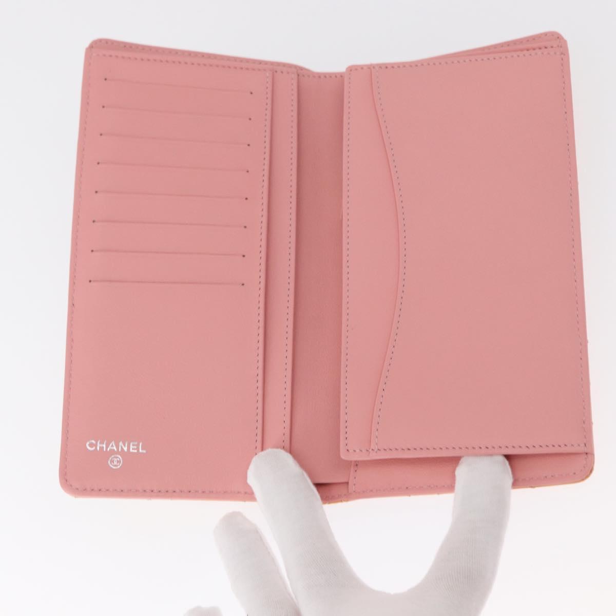 Chanel CC Wallet Quilted Patent, ORANGE, PATENT_LEATHER, Wallets