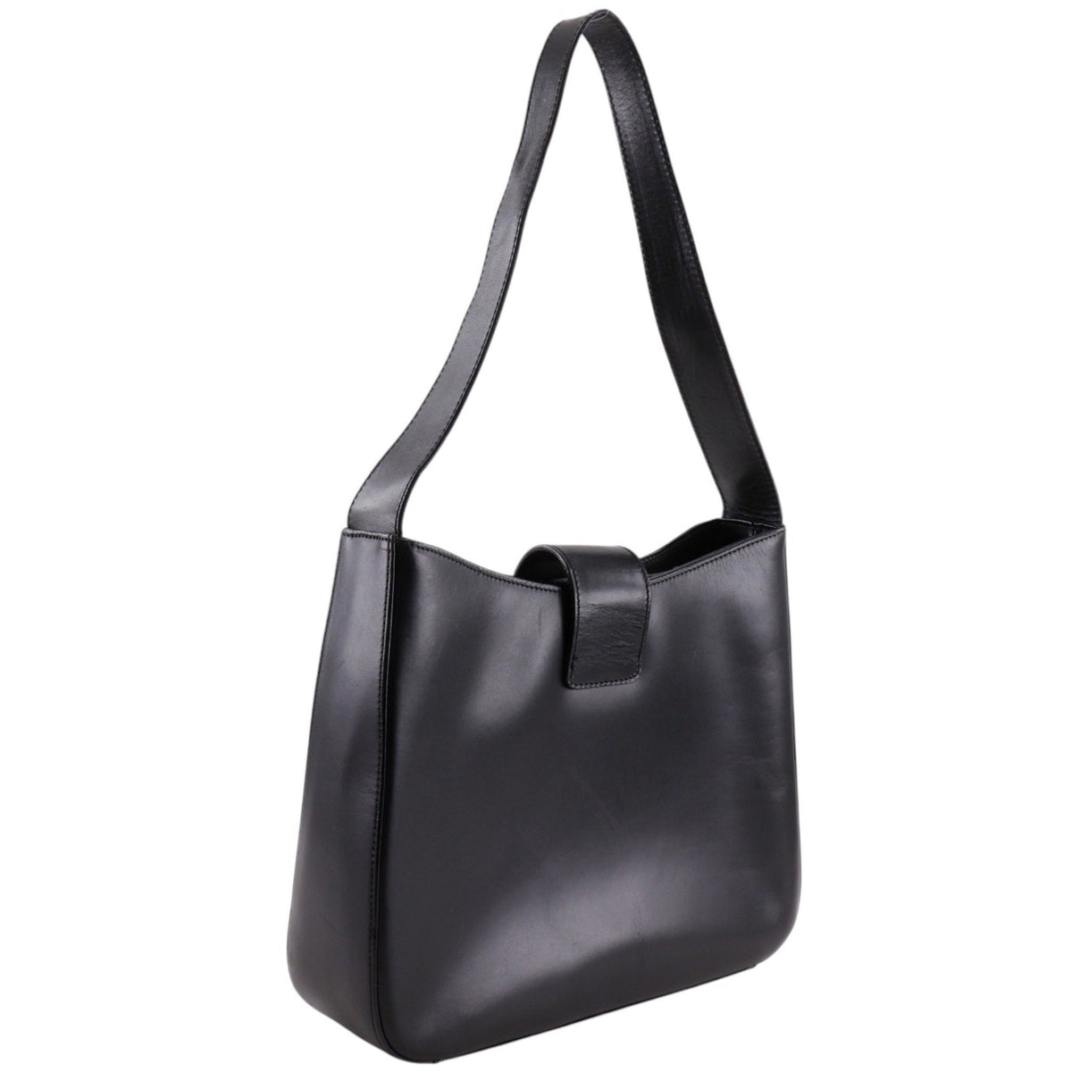 Burberry Shoulder Leather, Black, Leather, Shoulder Bag