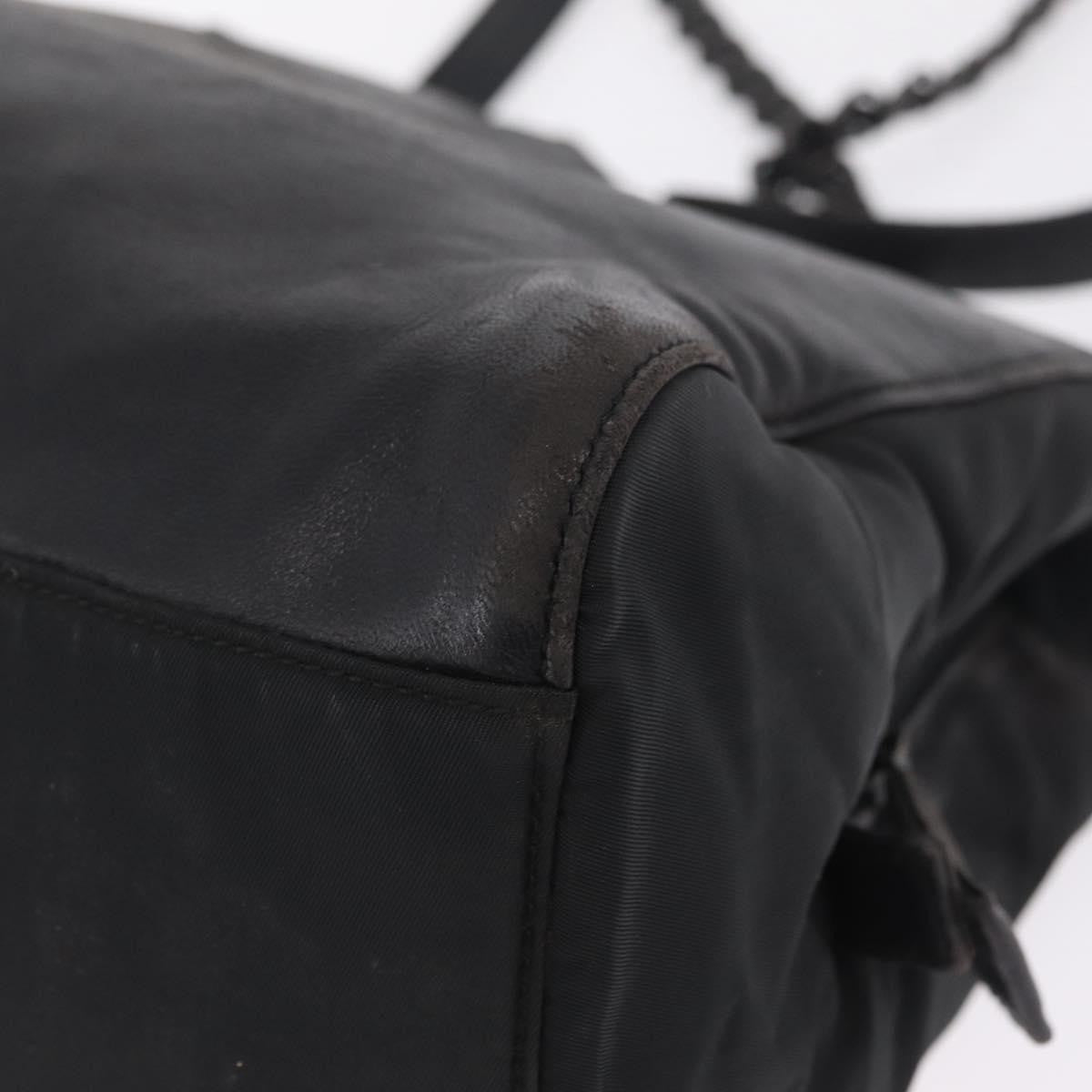 Prada Shoulder Leather, Black, Leather, Shoulder Bag