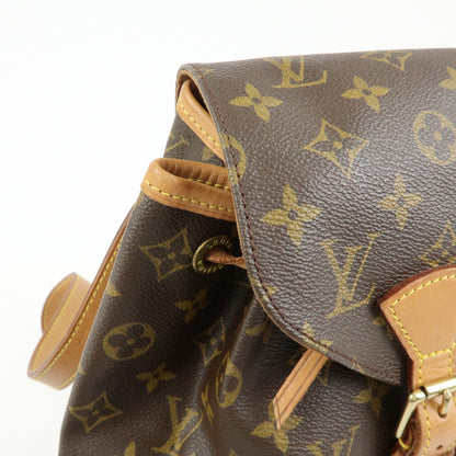 Louis Vuitton Vintage Montsouris Monogram Canvas, Brown, Canvas, Backpack