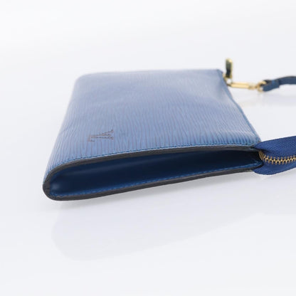 Louis Vuitton Pochette Accessoires Epi Leather, Blue, Leather, Clutch