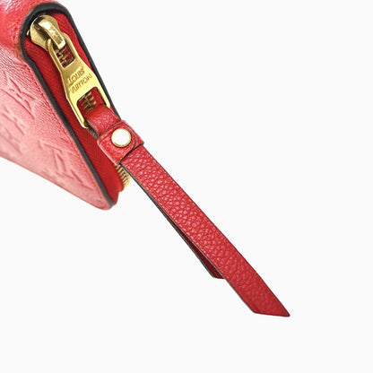 Louis Vuitton Portefeuille zippy Monogramme Empreinte Monogramme Empreinte, Red, Leather, Wallet