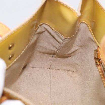 Louis Vuitton Reade Monogram Vernis, Beige, Patent Leather, Handbag