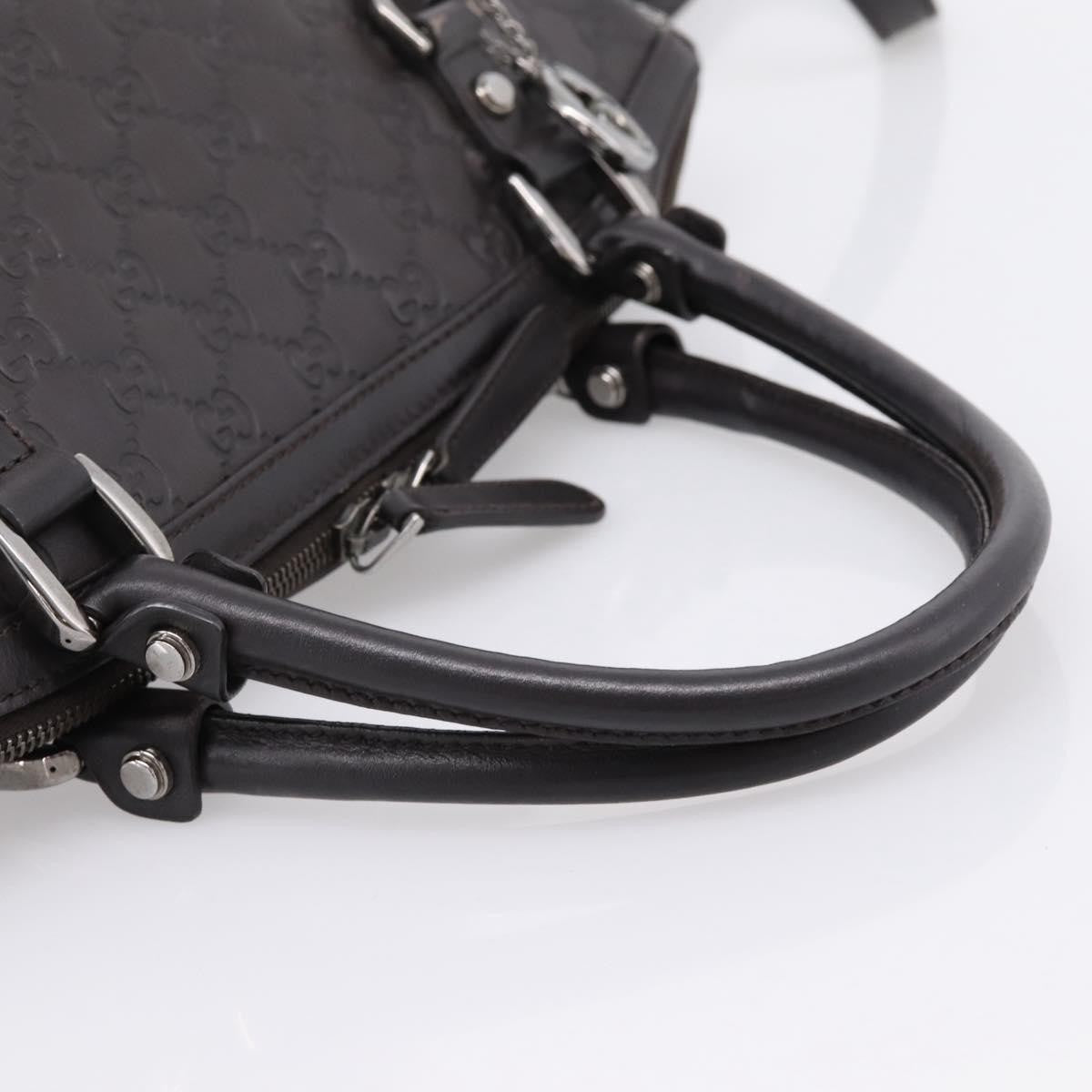 Gucci GG Charm Convertible Dome Satchel Guccissima Leather, Brown, Leather, Handbag