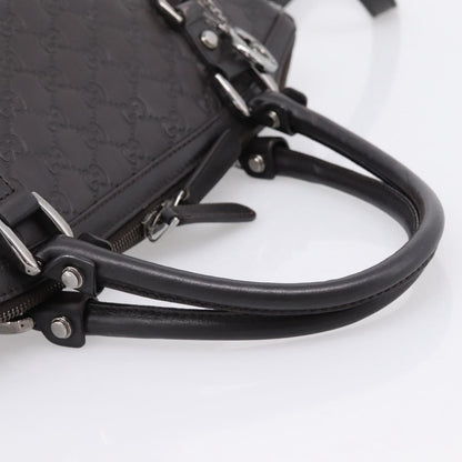 Gucci GG Charm Convertible Dome Satchel Guccissima Leather, Brown, Leather, Handbag