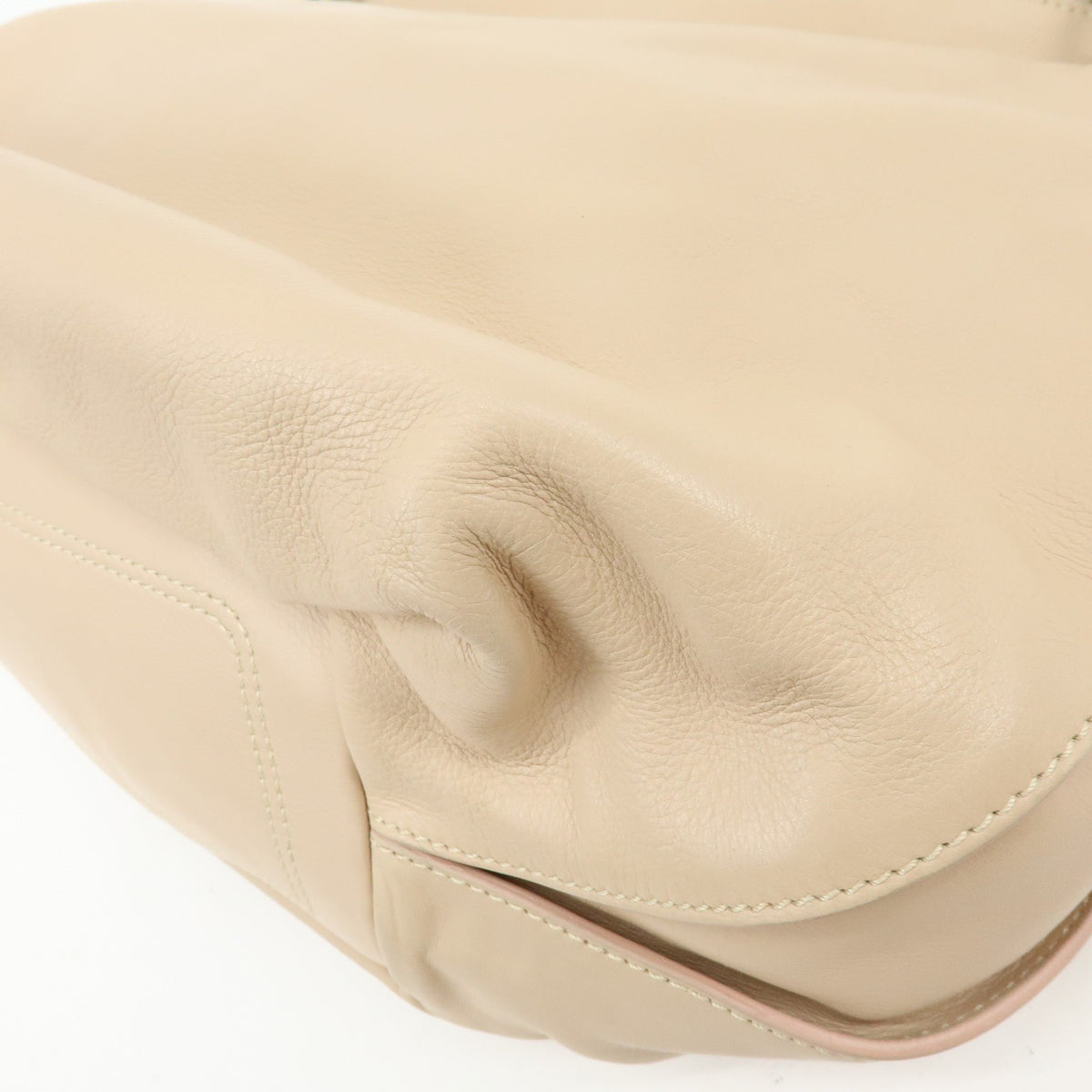 Celine Bittersweet Leather, Beige, Leather, Handbag