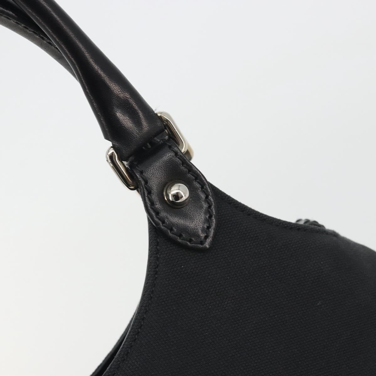Gucci Reins Web Canvas, Black, Canvas, Shoulder Bag
