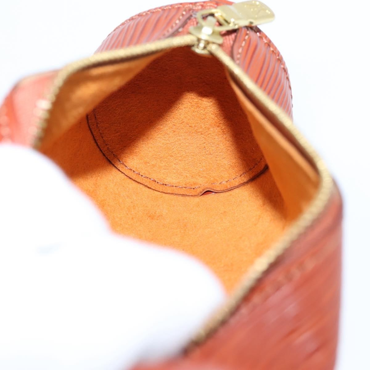 Louis Vuitton Soufflot Pochette Epi Leather, Brown, Leather, Clutch