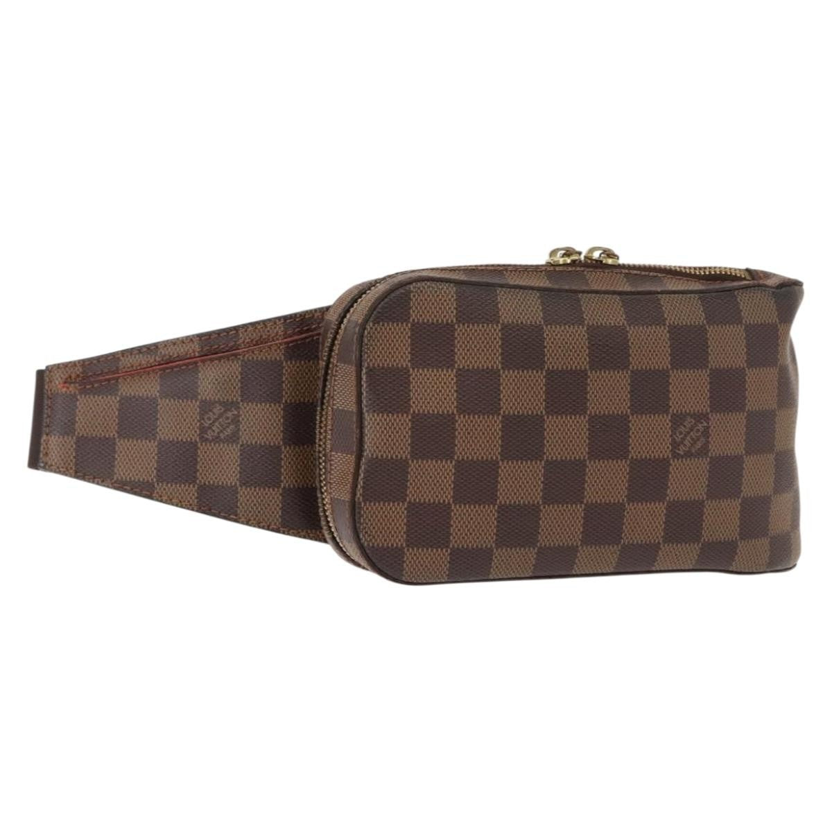 Louis Vuitton Geronimos Waist Damier Ebene, Brown, Canvas, Shoulder Bag