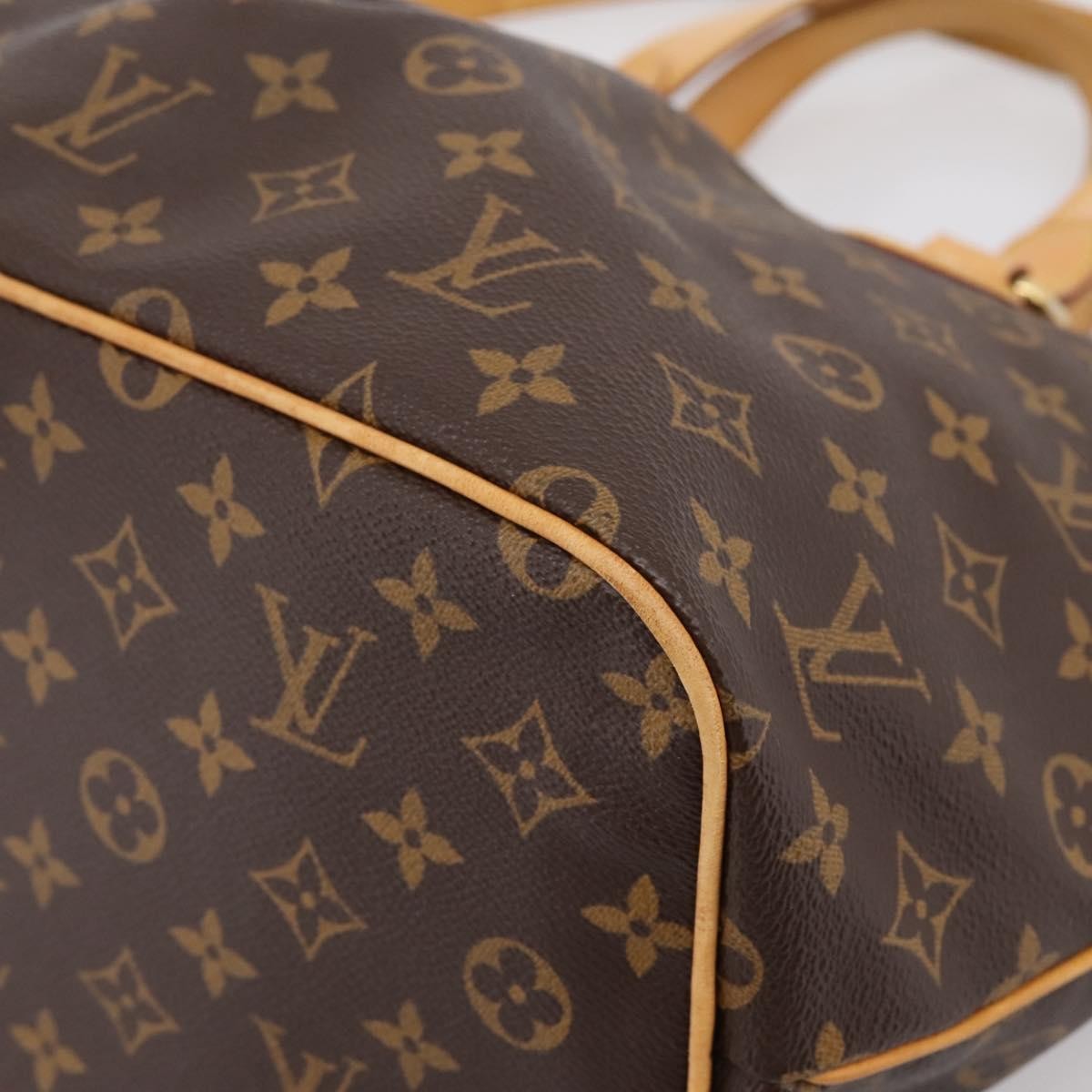 Louis Vuitton Palermo Monogram Canvas, Brown, Canvas, Handbag